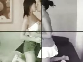 Mamada descuidada en ropa interior de látex