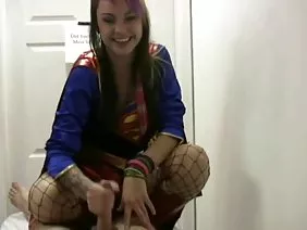 Trio de colegiala linda